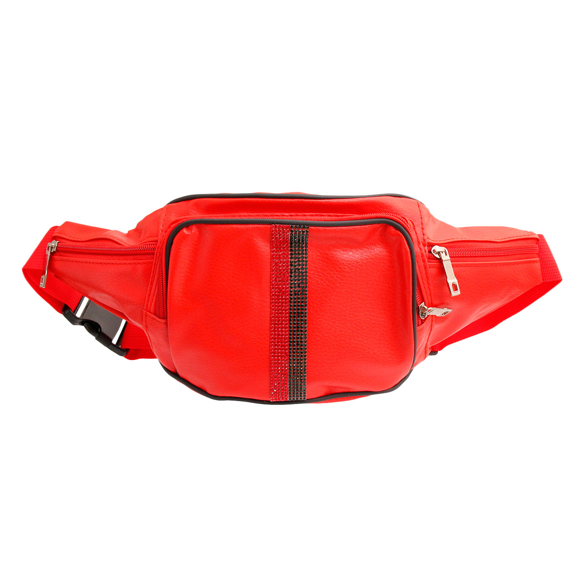 Red Stripped Fanny Pack