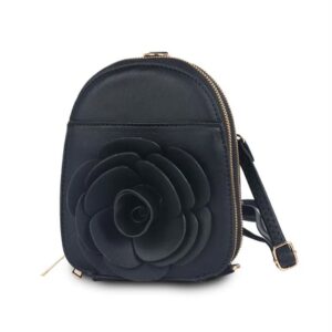 Black-Flower-Mini-Backpack-25.00