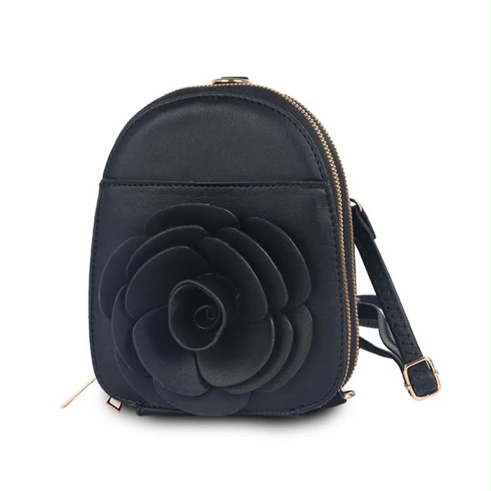 Black-Flower-Mini-Backpack-25.00